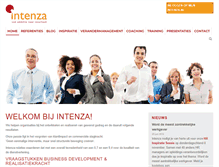 Tablet Screenshot of intenza.nl